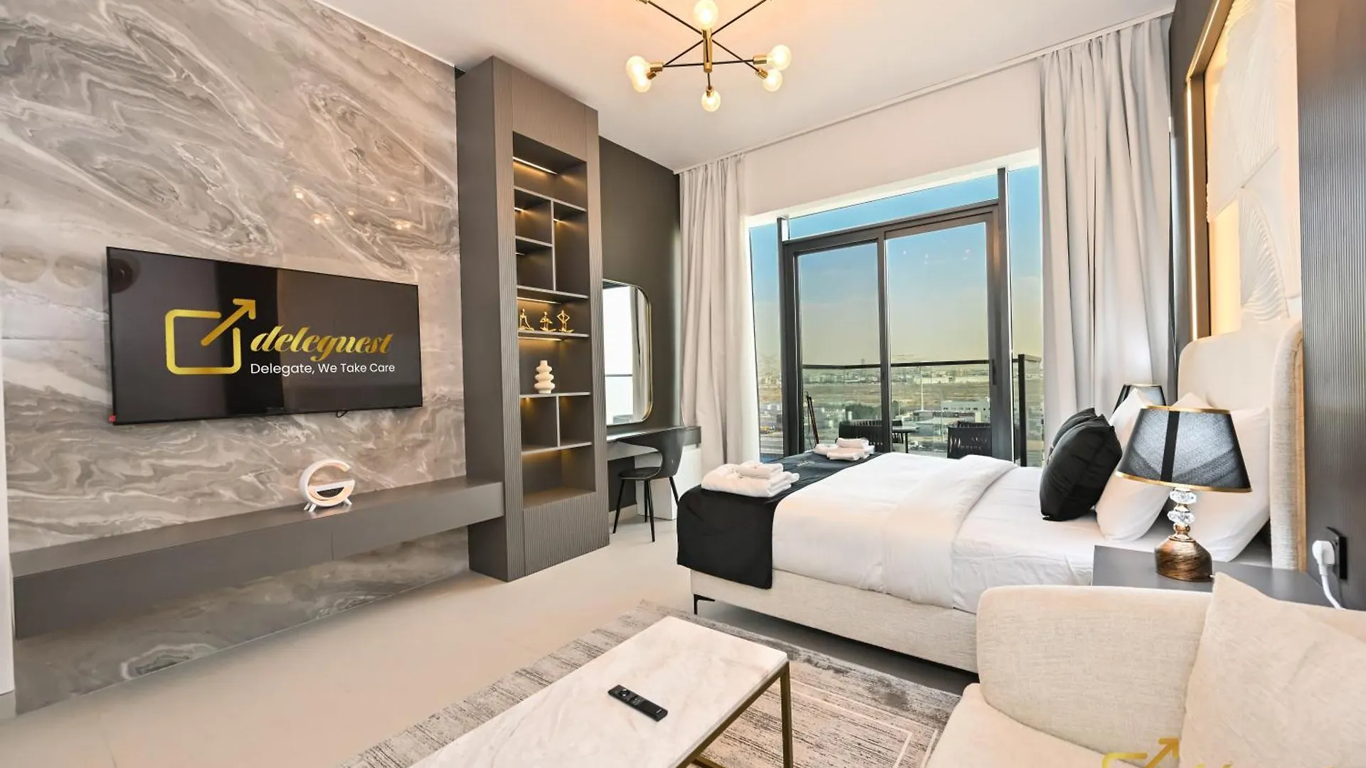 Studio In Al Furjan 5Min To Bus Stop By Deleguest Dubai